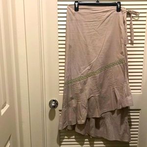 Vintage Delia’s long Boho wrap-around Skirt. Size Medium.